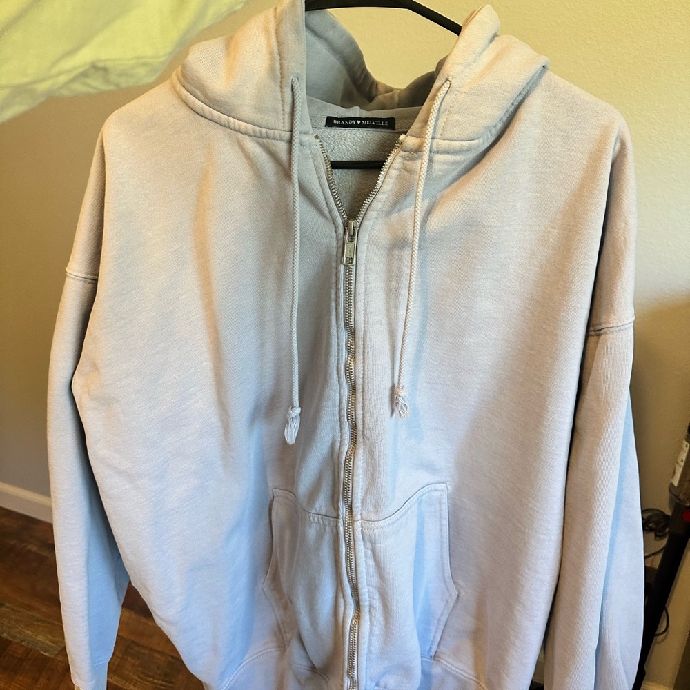 Periwinkle Brandy Melville Zip Up